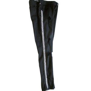 ETIENNE MARCEL Los Angeles $228 Distressed Studded Skinny Jeans 28